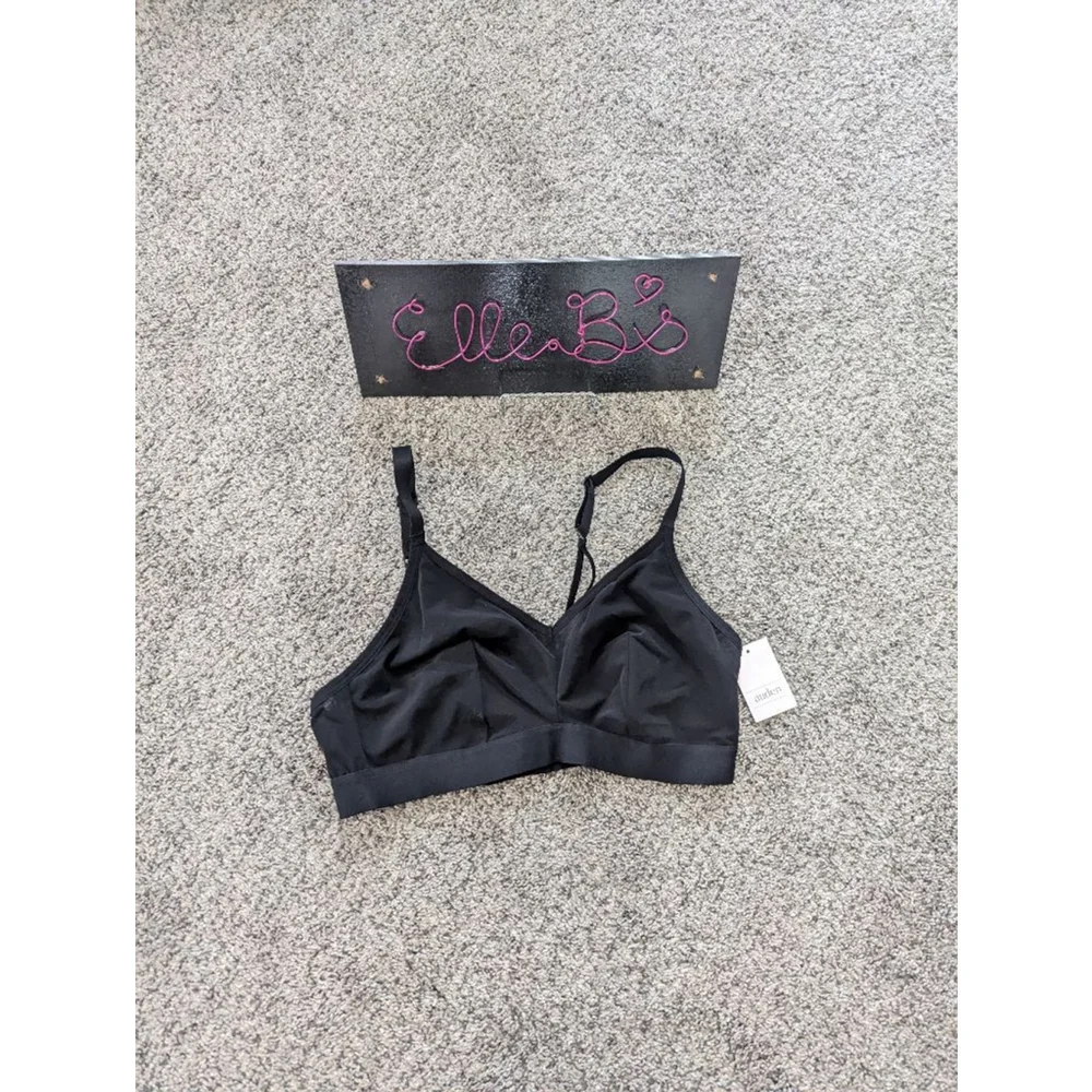 NWT Auden Black Mesh Bralette 3